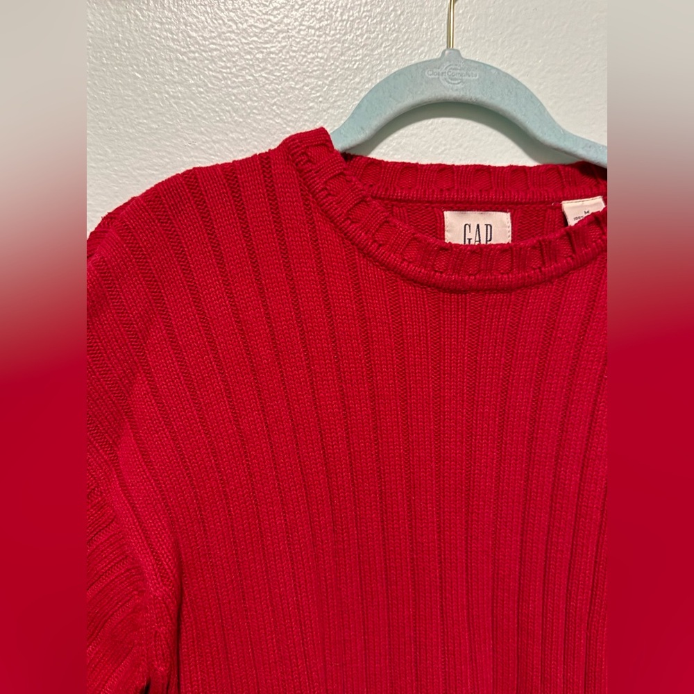 Gap red knit sweater!